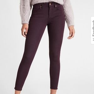 NWT dark purple super soft skinny jeans 8R - SOLD OUT!